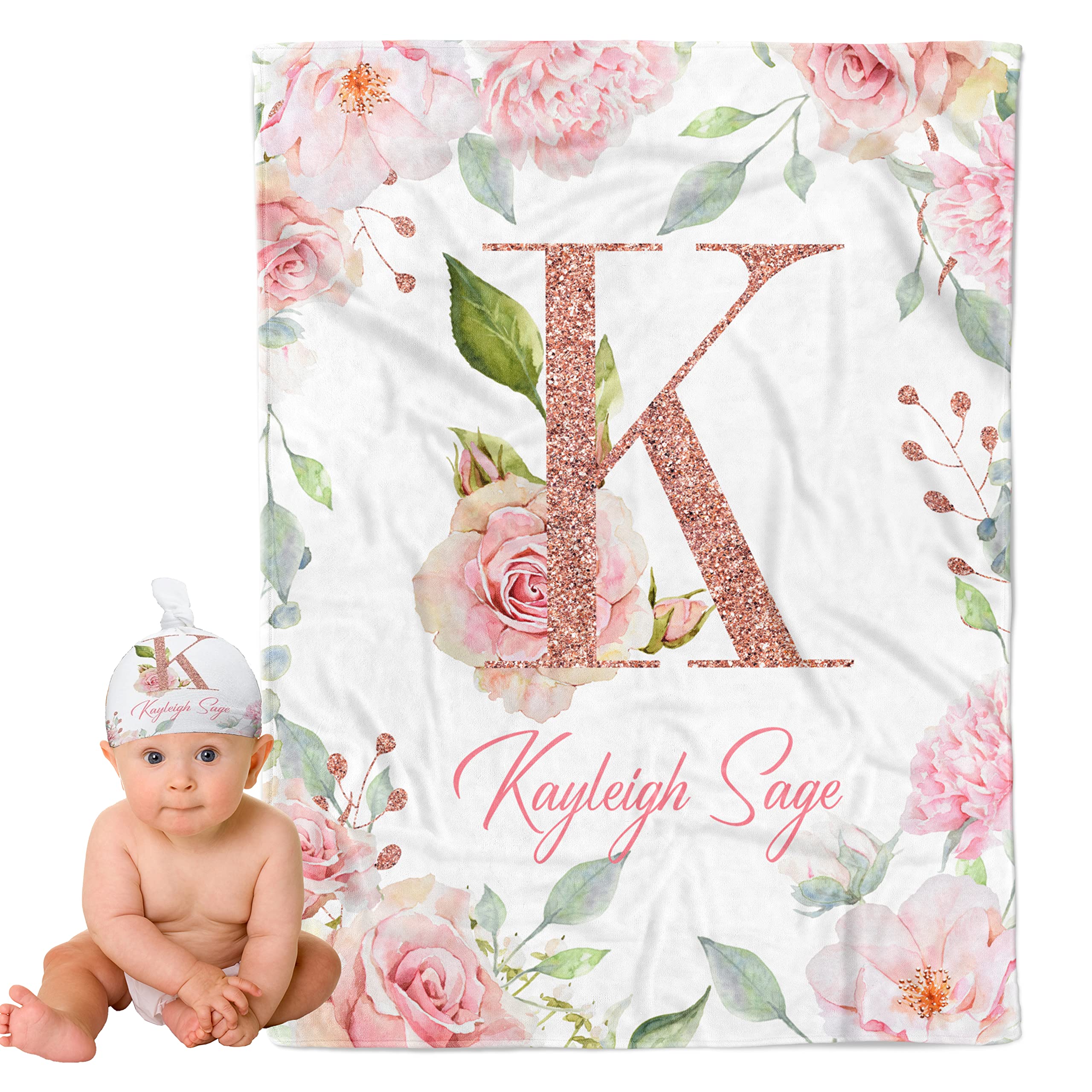 Personalized Baby Blankets for Boys Girls Personalized Baby Gifts Custom  Baby Blankets for Girls Boys Personalized Baby Items Custom Name Blankets  ...